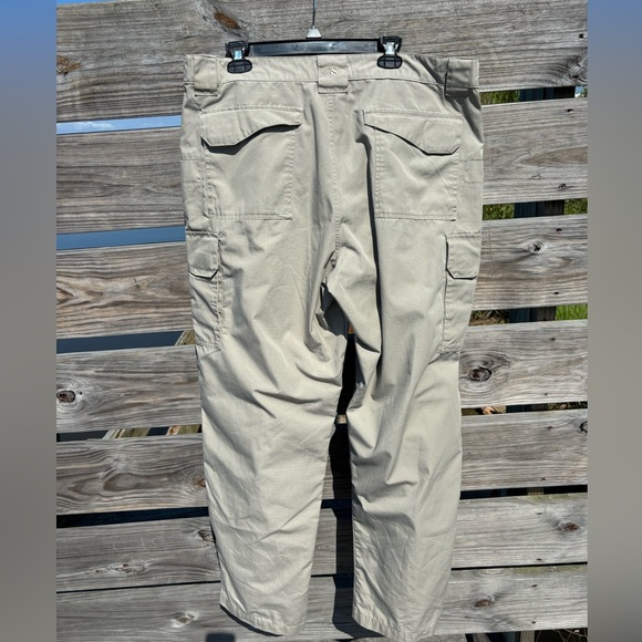 Tru-Spec 24/7 Ascent Pants 2 Pair Khaki Brown Men’s Size 42/34 Work Camping Hike - Picture 3 of 15